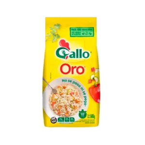 Arroz GALLO ORO Parboil 500 Gramos