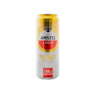 Cerveza AMSTEL Lager Laton 710 cm³