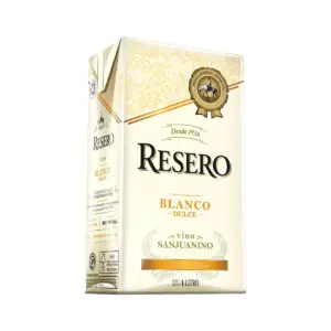 Vino RESERO Blanco Dulce Tb. 1 Litro