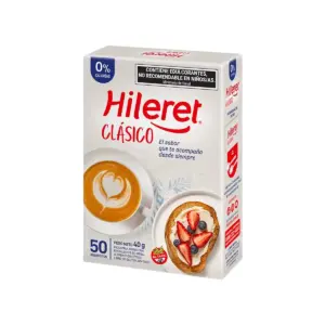 Endulzante HILERET Clasico 50 Sobres