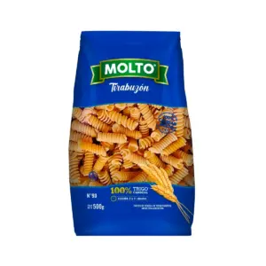 Fideos MOLTO Guiso Tirabuzon 500 Gramos