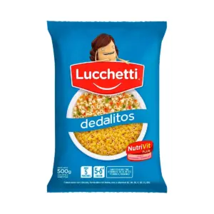 Fideos LUCCHETTI S&G Dedalitos 500 Gramos