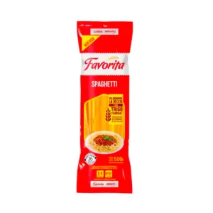 Fideos FAVORITA Spaghetti 500 Gramos