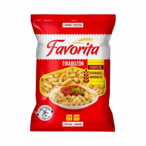 Fideos FAVORITA S&G Tirabuzon 500 Gramos