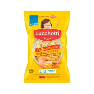 Fideos LUCCHETTI Hvo. Tirab.N*34 500 Gramos