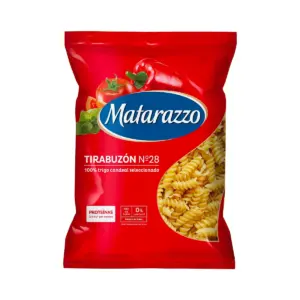 Fideos MATARAZZO Tirab.N*28 500 Gramos
