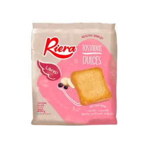 Gallet.RIERA Tost.L/Clasica Dulces 200 Gramos
