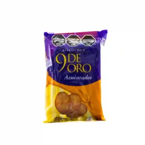 Bizcochos 9 DE ORO Azucaradas 200 Gramos