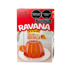 Gelatina RAVANA Naranja 40 Gramos