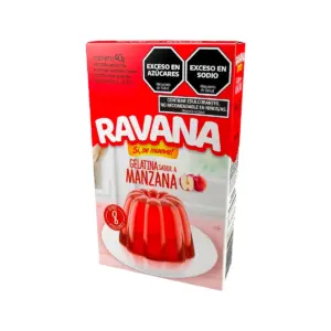 Gelatina RAVANA Manzana 40 Gramos