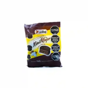 Mini Alfajor SOLITAS Negro 160 Gramos