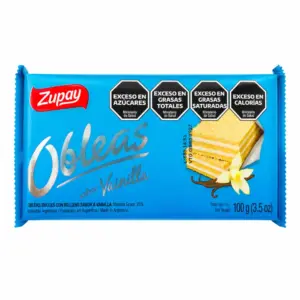 Gallet.ZUPAY Oblea Vainilla 100 Gramos