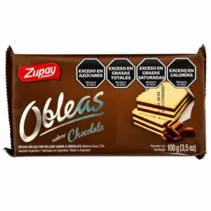 Gallet.ZUPAY Oblea Chocolate 100 Gramos