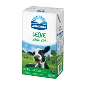 Leche ARMONIA P.Descr.1* Carton 1 Litro