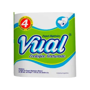 Papel Hig.VUAL Ecolog.Text. 4un. 30 M