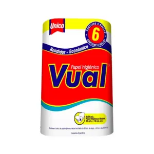 Papel Hig.VUAL Nat. 6un. 50 M
