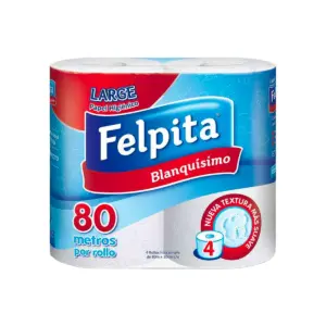 Papel Hig.FELPITA Blanquisimo 4un. 80 M