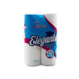 Papel Hig.ELEGANTE SH. 6un. 30 M