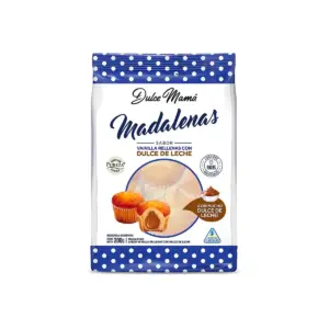 Madalenas DULCE MAMA Vainilla Rell.DDL 200 Gramos