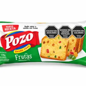 Budin POZO Vainilla C/Frutas 170 Gramos