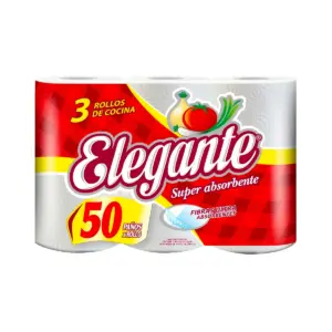 Rollo Coc.ELEGANTE Bco.3u x 50 P