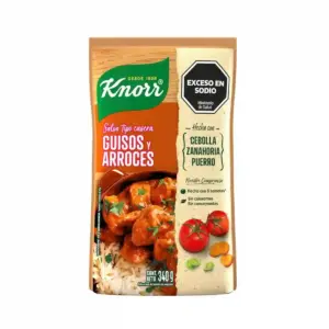 Salsa KNORR Guisos&Arroces D/P. 340 Gramos