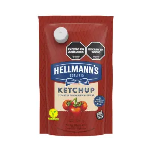 Salsa Ketchup HELLMANNS D/Pack 250 Gramos