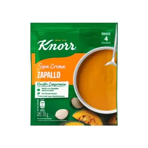 Sopa Crema KNORR Zapallo Nuez M. 70 Gramos