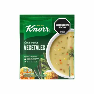 Sopa Crema KNORR Vegetales 60 Gramos