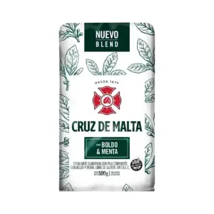 Yerba CRUZ MALTA Boldo&Menta 500 Gramos