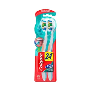 Cepillo Dental COLGATE 360 Medio-Sve. 2 Un