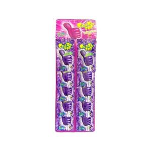 Chup.CRAZY POP Tira Uva 12 Gramos