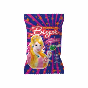 Pastillas BIYU Tutti Frutti 20 Gramos