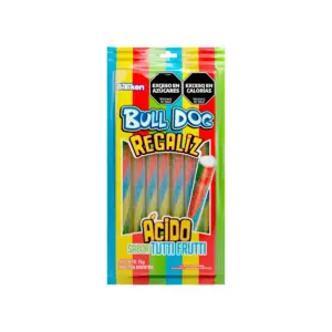 Caramelos BULL DOG Reg.Rell. T/Frutti 75 Gramos
