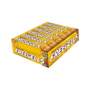 Pastillas FREEGELLS Play Nectar Miel&Mento 27.9 Gramos