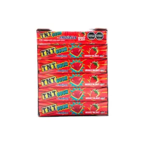 Pastillas FREEGELLS TNT Acidas Frutilla 27.9 Gramos