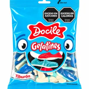 Gelatines DOCILE Tiburon Azul 250 Gramos