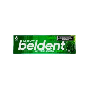 Chiclets BELDENT (20x6u) Menta 10 Gramos