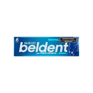 Chiclets BELDENT (20x6u) Mentol 10 Gramos