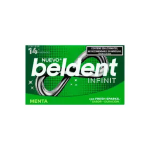 Chiclets BELDENT Inf.(12x14u) Menta 26.5 Gramos