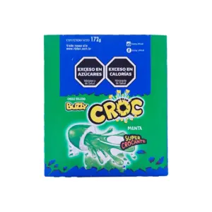 Chiclets BUZZY CROC Rell. Menta 40 Un