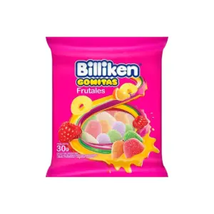 Pastillas BILLIKEN Goma Frutales 30 Gramos